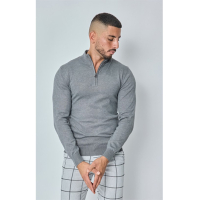 Capo Sweater met ritssluiting - Light Grijs